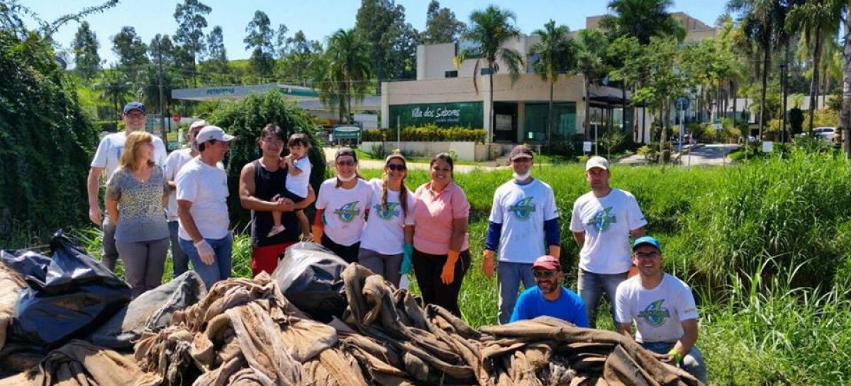 Associação JAPPA realiza limpeza das margens do Ribeirão Jacaré