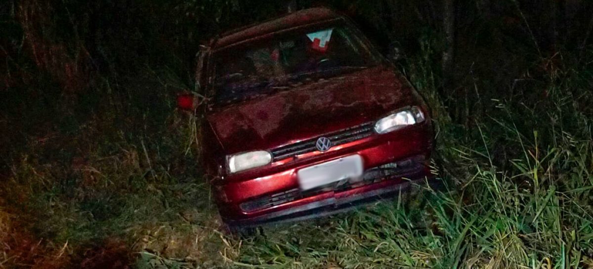 Motorista perde o controle da direção e capota carro na Itatiba – Morungaba