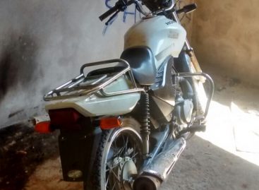 GM encontra moto furtada em construção no Bairro Pedro Fumachi