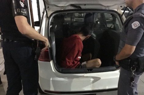 PM e GM prendem traficante procurado no Bairro San Martin e recolhem arma de fogo