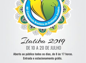 Campeonato Brasileiro de Ornitologia Amadora vai até este sábado