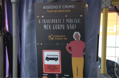 Itatiba recebe campanha de assédio sexual dentro do transporte público