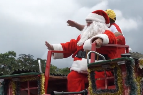 Chegada do Papai Noel e Revirada Cultural foram as atrações deste domingo no Parque da Juventude