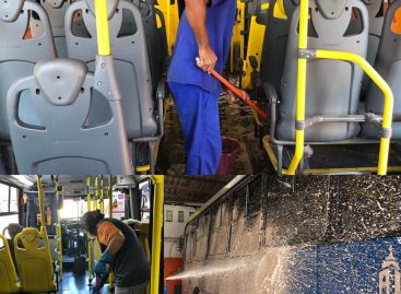 Empresa de Transporte Público de Itatiba intensifica limpeza e higienização dos veículos